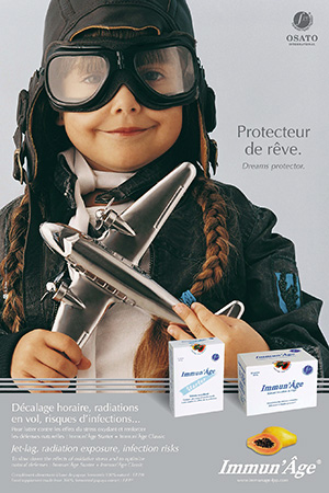 長時間の空の旅では・・・